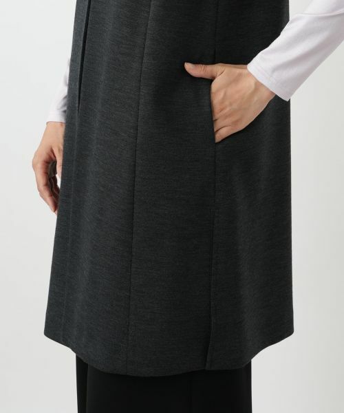 Leilian / レリアン テーラードジャケット | ラペルドベスト | 詳細13