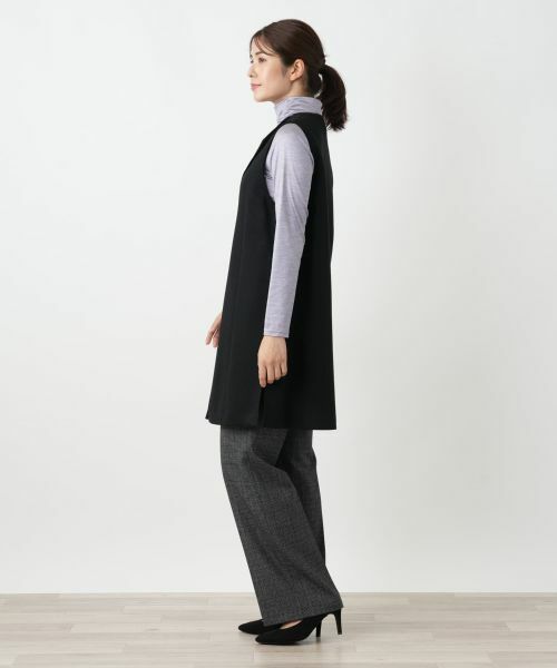 Leilian / レリアン テーラードジャケット | ラペルドベスト | 詳細2