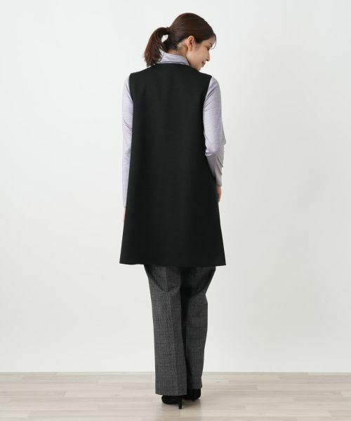 Leilian / レリアン テーラードジャケット | ラペルドベスト | 詳細3