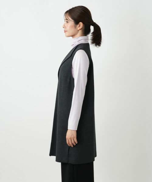 Leilian / レリアン テーラードジャケット | ラペルドベスト | 詳細8