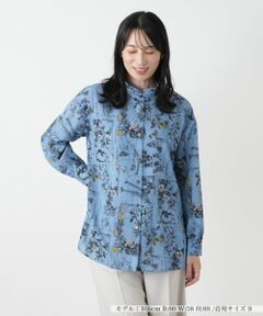 Leilian / レリアン シャツ・ブラウス | 花柄プリントブラウス