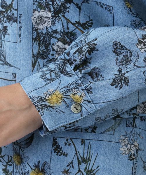 Leilian / レリアン シャツ・ブラウス | 花柄プリントブラウス | 詳細10