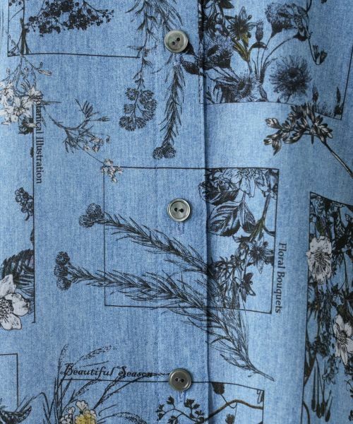 Leilian / レリアン シャツ・ブラウス | 花柄プリントブラウス | 詳細12