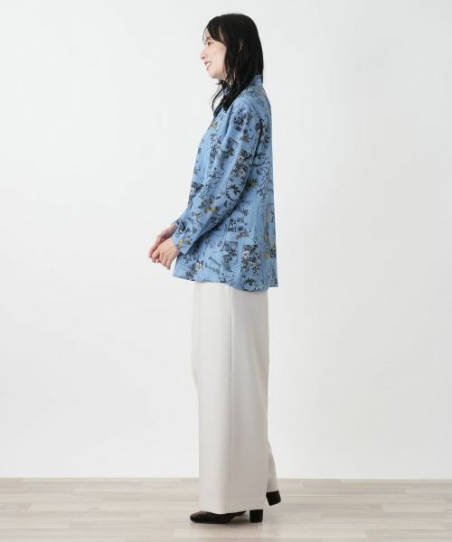 Leilian / レリアン シャツ・ブラウス | 花柄プリントブラウス | 詳細2