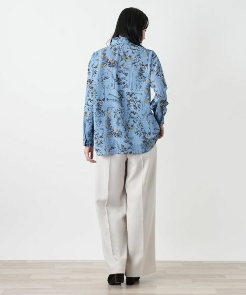Leilian / レリアン シャツ・ブラウス | 花柄プリントブラウス | 詳細3