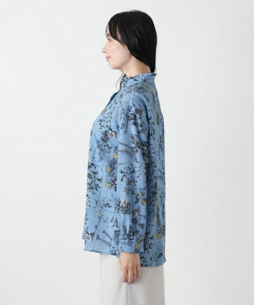 Leilian / レリアン シャツ・ブラウス | 花柄プリントブラウス | 詳細5