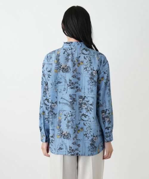 Leilian / レリアン シャツ・ブラウス | 花柄プリントブラウス | 詳細6