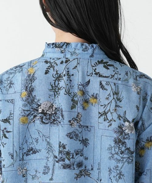 Leilian / レリアン シャツ・ブラウス | 花柄プリントブラウス | 詳細8