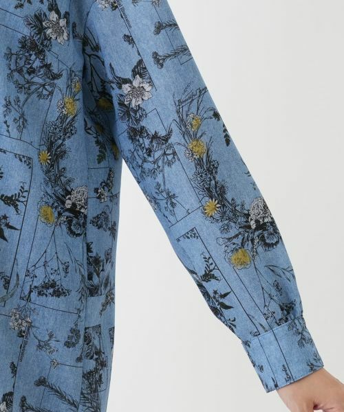 Leilian / レリアン シャツ・ブラウス | 花柄プリントブラウス | 詳細9