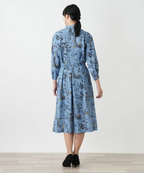Leilian / レリアン ドレス | 花柄フレアシャツワンピース | 詳細3