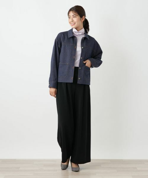 Leilian / レリアン テーラードジャケット | デニムジャケット | 詳細1