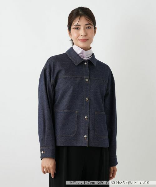 Leilian/レリアン デニムジャケット ブルー系 9(M)