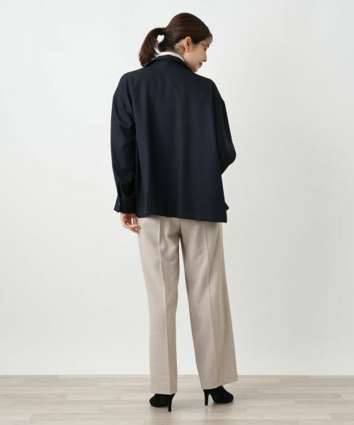 Leilian / レリアン テーラードジャケット | 比翼スタンドカラージャケット | 詳細11