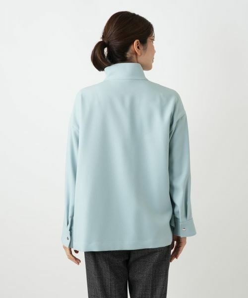 Leilian / レリアン テーラードジャケット | 比翼スタンドカラージャケット | 詳細17