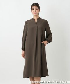 Leilian / レリアン ドレス | 洗えるハイネックワンピース