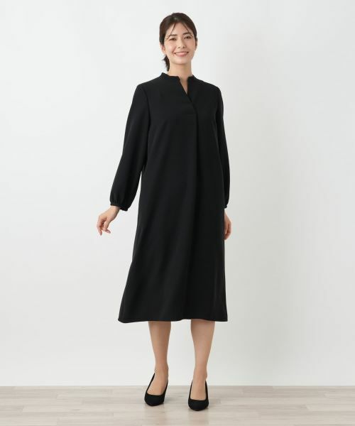 Leilian / レリアン ドレス | 洗えるハイネックワンピース | 詳細1
