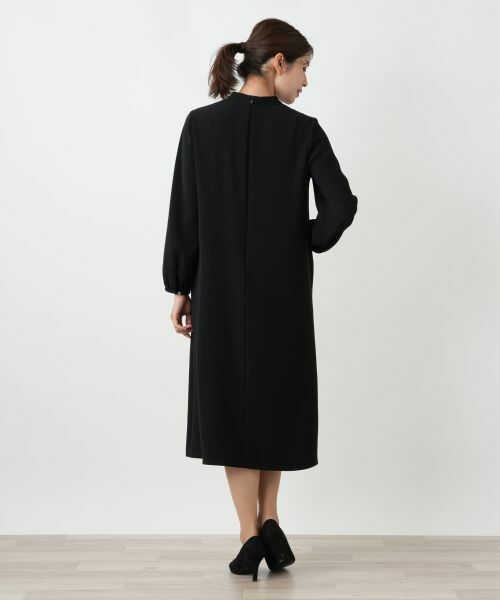 Leilian / レリアン ドレス | 洗えるハイネックワンピース | 詳細3