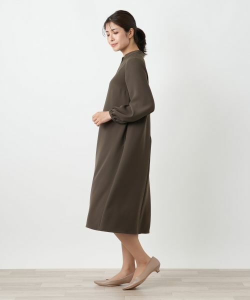 Leilian / レリアン ドレス | 洗えるハイネックワンピース | 詳細5