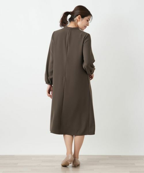 Leilian / レリアン ドレス | 洗えるハイネックワンピース | 詳細6