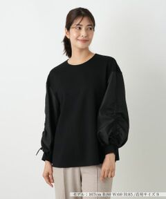 Leilian / レリアン シャツ・ブラウス | 切替ボリュームスリーブブラウス