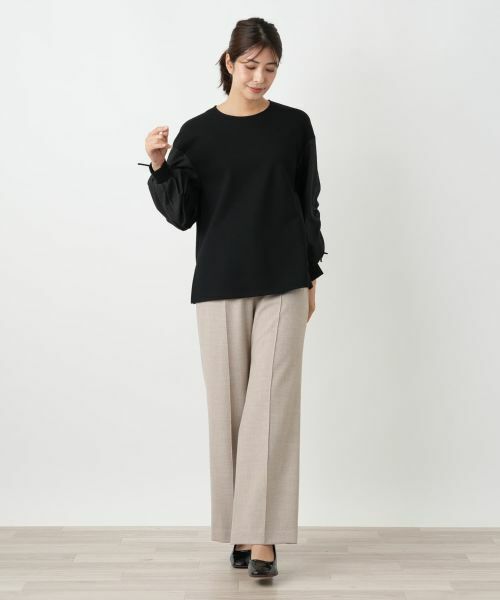 Leilian / レリアン シャツ・ブラウス | 切替ボリュームスリーブブラウス | 詳細1