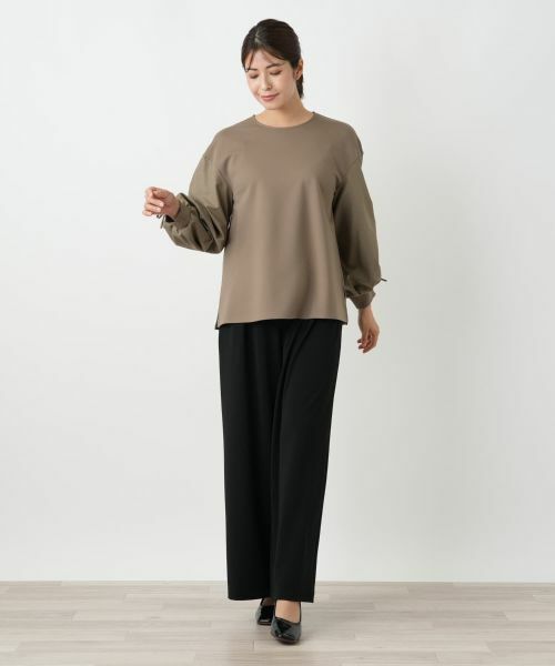 Leilian / レリアン シャツ・ブラウス | 切替ボリュームスリーブブラウス | 詳細4