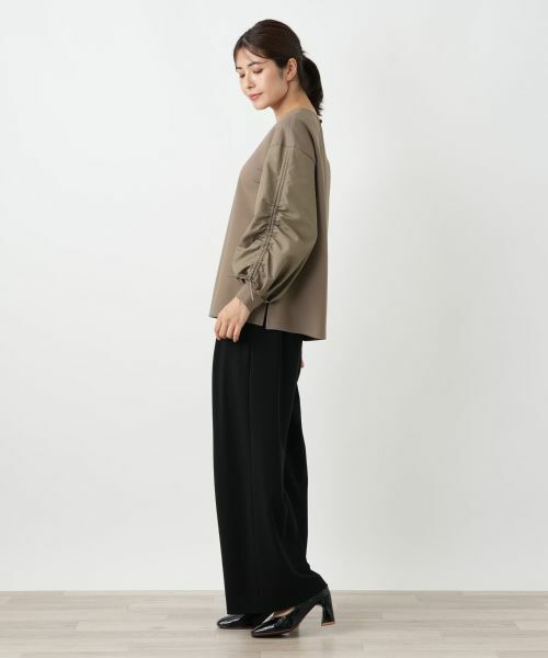 Leilian / レリアン シャツ・ブラウス | 切替ボリュームスリーブブラウス | 詳細5