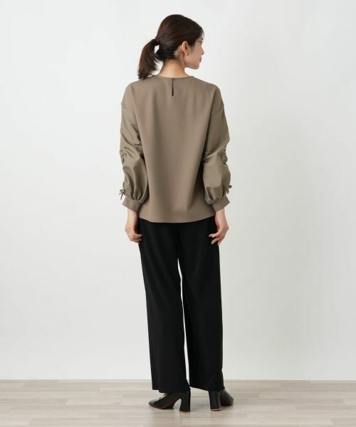 Leilian / レリアン シャツ・ブラウス | 切替ボリュームスリーブブラウス | 詳細6