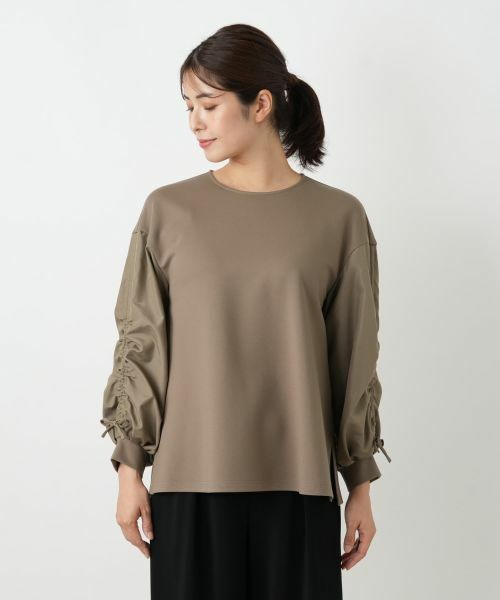 Leilian / レリアン シャツ・ブラウス | 切替ボリュームスリーブブラウス | 詳細7