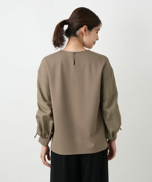 Leilian / レリアン シャツ・ブラウス | 切替ボリュームスリーブブラウス | 詳細9