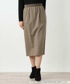 美品✨レリアン　スカートセットアップ　ロングスカート　ウール生地　Lサイズ セットアップ対応商品】パイル地調ロングタイトスカート