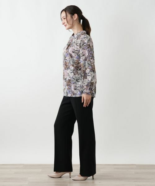 Leilian / レリアン シャツ・ブラウス | 花柄プリントブラウス【ROCHAS Premiere】【ERICA】 | 詳細2