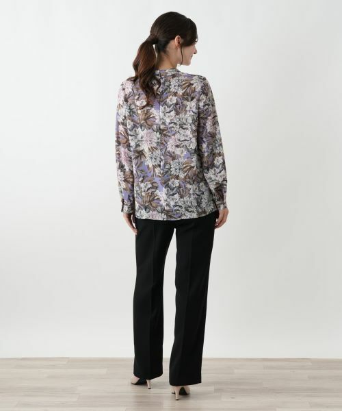 Leilian / レリアン シャツ・ブラウス | 花柄プリントブラウス【ROCHAS Premiere】【ERICA】 | 詳細3