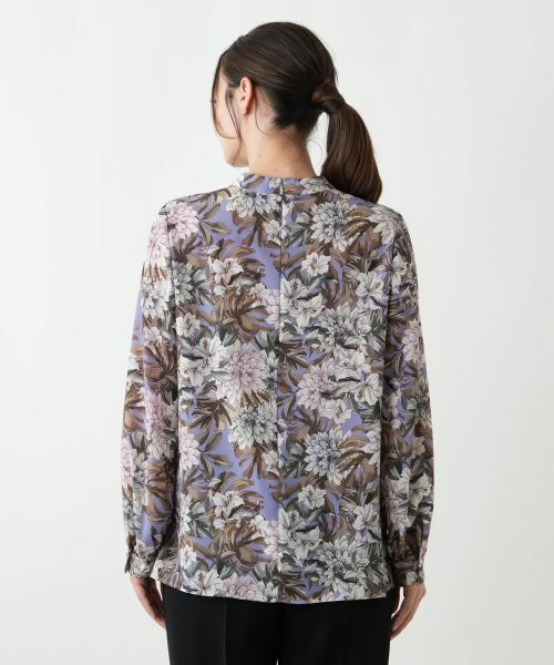 Leilian / レリアン シャツ・ブラウス | 花柄プリントブラウス【ROCHAS Premiere】【ERICA】 | 詳細6