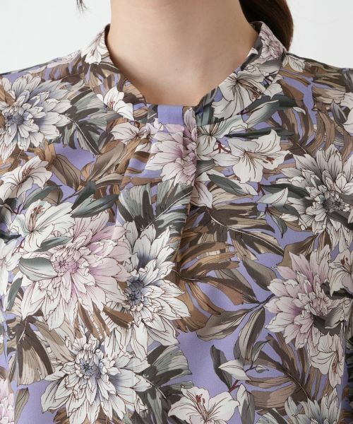 Leilian / レリアン シャツ・ブラウス | 花柄プリントブラウス【ROCHAS Premiere】【ERICA】 | 詳細7