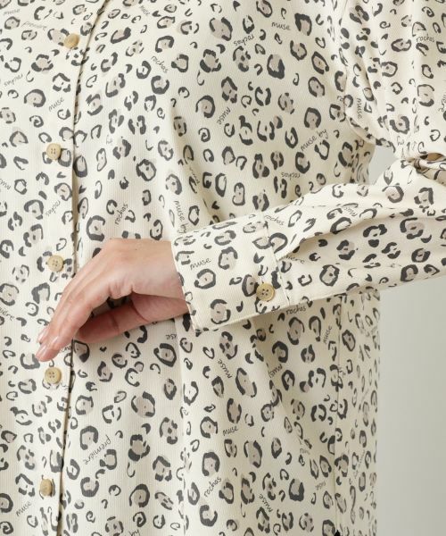 Leilian / レリアン シャツ・ブラウス | レオパード柄ブラウス【MUSE BY ROCHAS Premiere】 | 詳細10