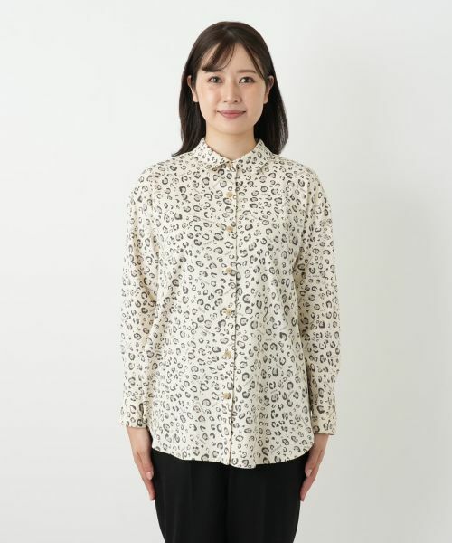 Leilian / レリアン シャツ・ブラウス | レオパード柄ブラウス【MUSE BY ROCHAS Premiere】 | 詳細4