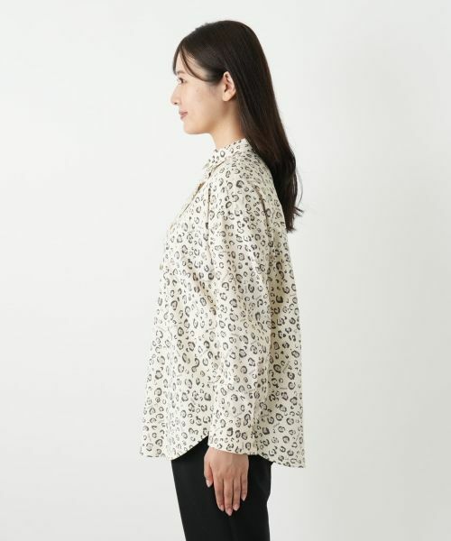 Leilian / レリアン シャツ・ブラウス | レオパード柄ブラウス【MUSE BY ROCHAS Premiere】 | 詳細5