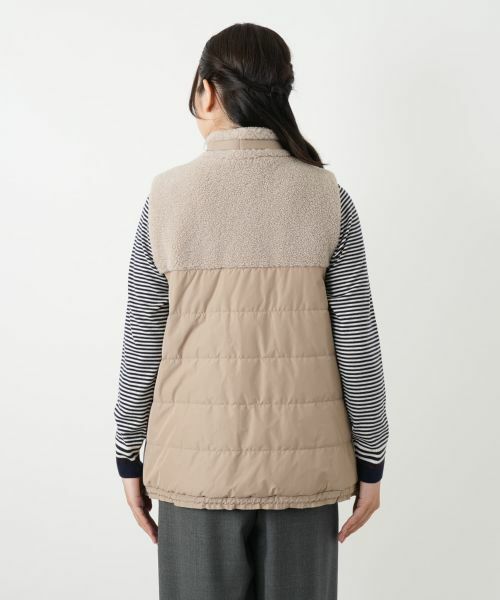 Leilian / レリアン テーラードジャケット | ボア切替中わたベスト【MUSE BY ROCHAS Premiere】 | 詳細6