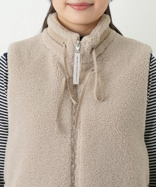 Leilian / レリアン テーラードジャケット | ボア切替中わたベスト【MUSE BY ROCHAS Premiere】 | 詳細7