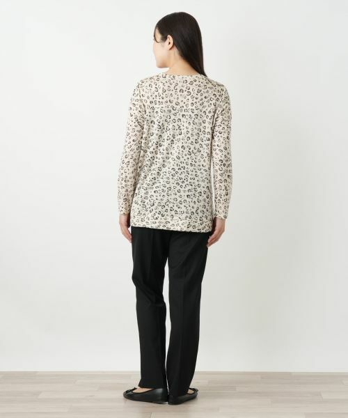 Leilian / レリアン カットソー | レオパード柄クルーネックカットソー【MUSE BY ROCHAS Premiere】 | 詳細3
