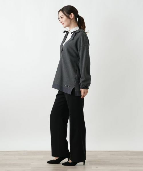 Leilian / レリアン スウェット | Vネックプルオーバー【MUSE BY ROCHAS Premiere】 | 詳細2