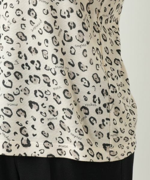 Leilian / レリアン カットソー | レオパード柄ハイネックカットソー【MUSE BY ROCHAS Premiere】 | 詳細10