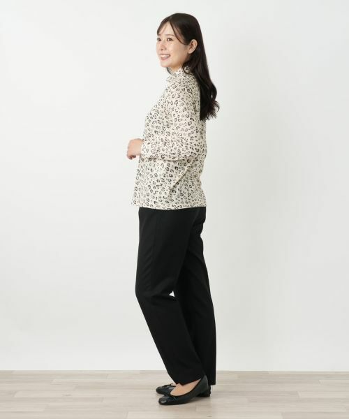 Leilian / レリアン カットソー | レオパード柄ハイネックカットソー【MUSE BY ROCHAS Premiere】 | 詳細2