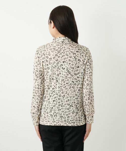 Leilian / レリアン カットソー | レオパード柄ハイネックカットソー【MUSE BY ROCHAS Premiere】 | 詳細6