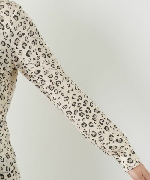 Leilian / レリアン カットソー | レオパード柄ハイネックカットソー【MUSE BY ROCHAS Premiere】 | 詳細9