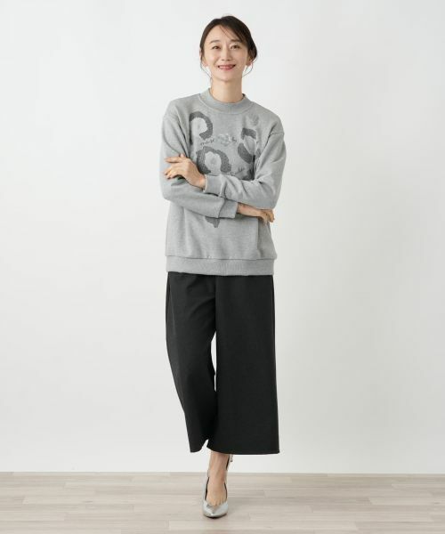 Leilian / レリアン スウェット | レオパード柄プルオーバー【MUSE BY ROCHAS Premiere】 | 詳細1