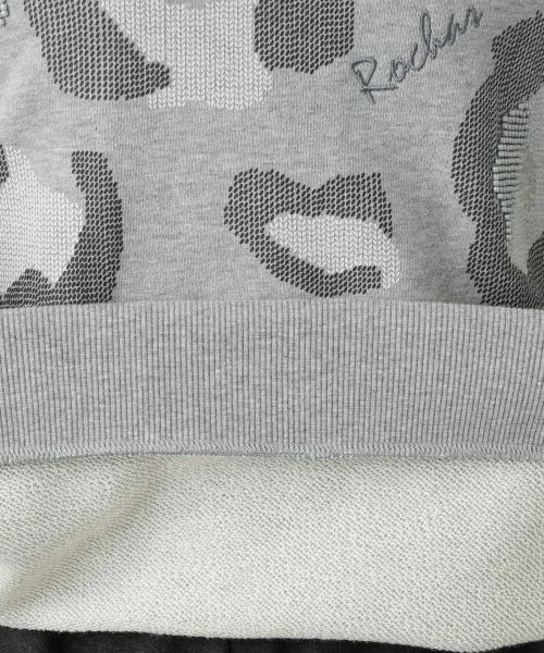 Leilian / レリアン スウェット | レオパード柄プルオーバー【MUSE BY ROCHAS Premiere】 | 詳細11