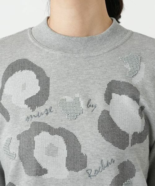 Leilian / レリアン スウェット | レオパード柄プルオーバー【MUSE BY ROCHAS Premiere】 | 詳細7
