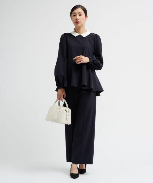 Leilian / レリアン セットアップ | 洗えるストレッチパンツスーツ【2025AW_フォーマル】 | 詳細2